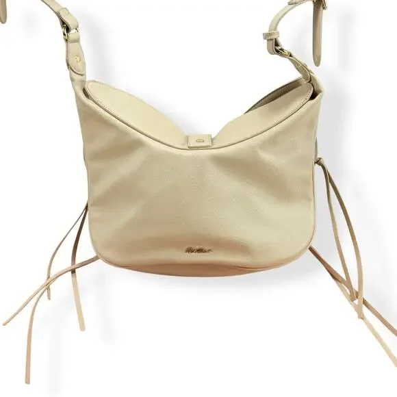 Betsey Johnson Festival RARE Gold Vegan Leather Butterfly Boho Y2K Crossbody Bag - Picture 3 of 14